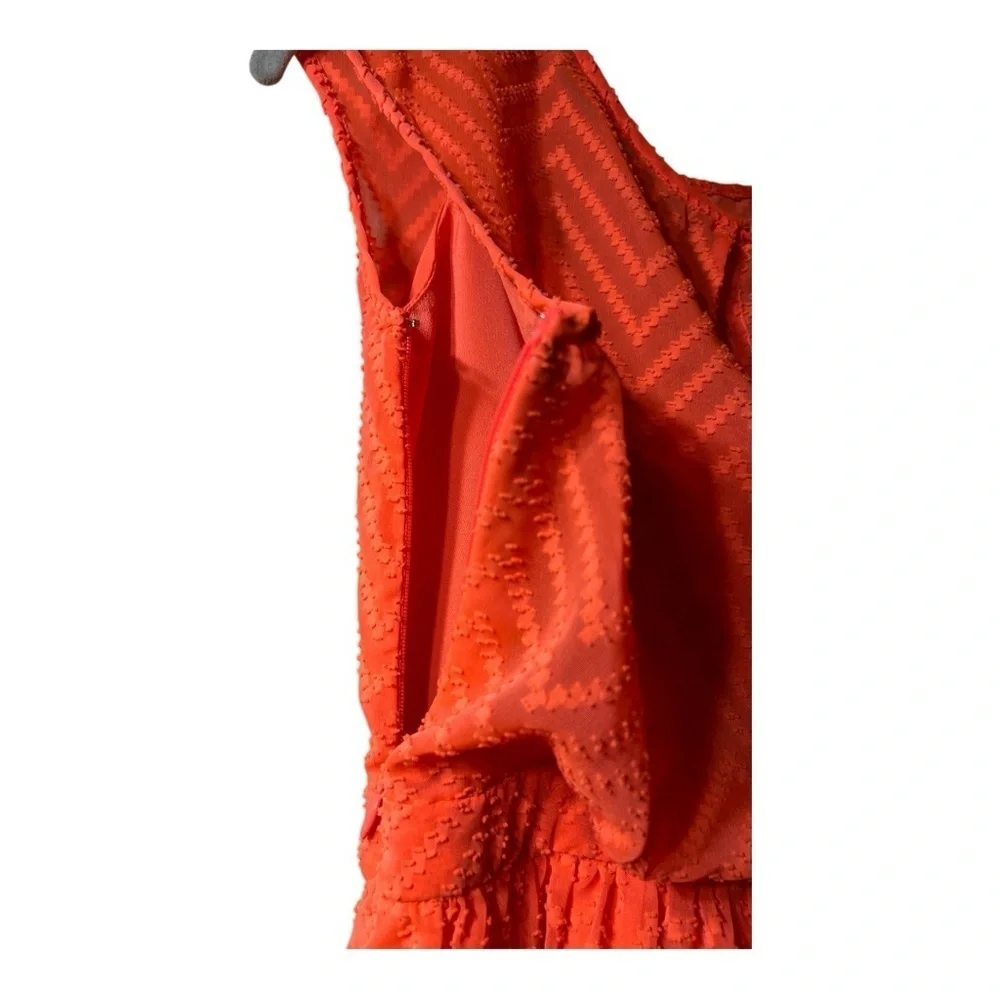 J.Crew Neon Orange Sleeveless Dress